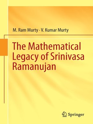 cover image of The Mathematical Legacy of Srinivasa Ramanujan